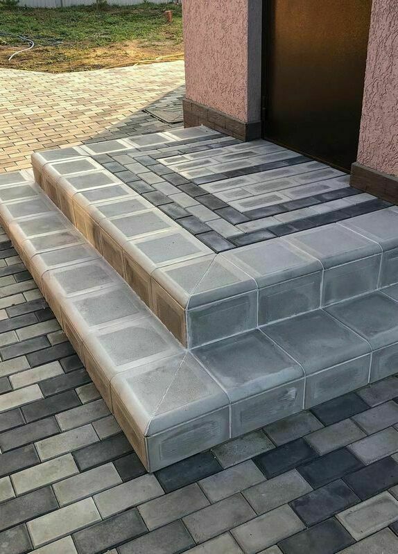 крыльцо тротуарная плитка крыльцо тротуарная плитка